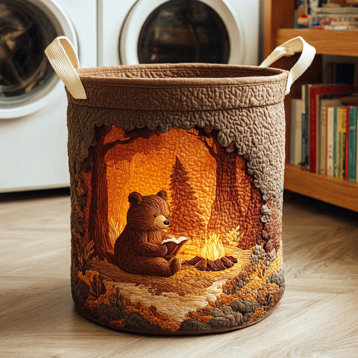 Panier à Linge Matelassé Reading Bear NCU0NTD404