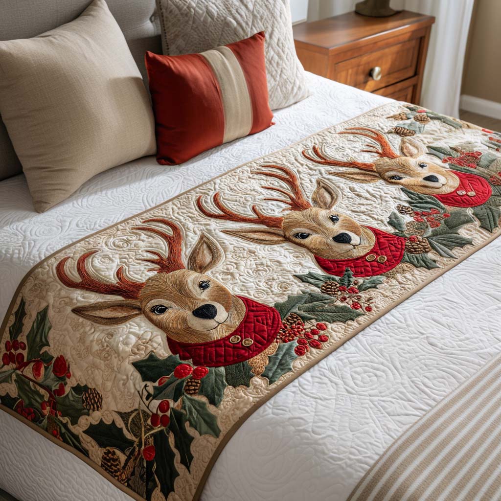 Couverture de Lit Matelassée de Noël