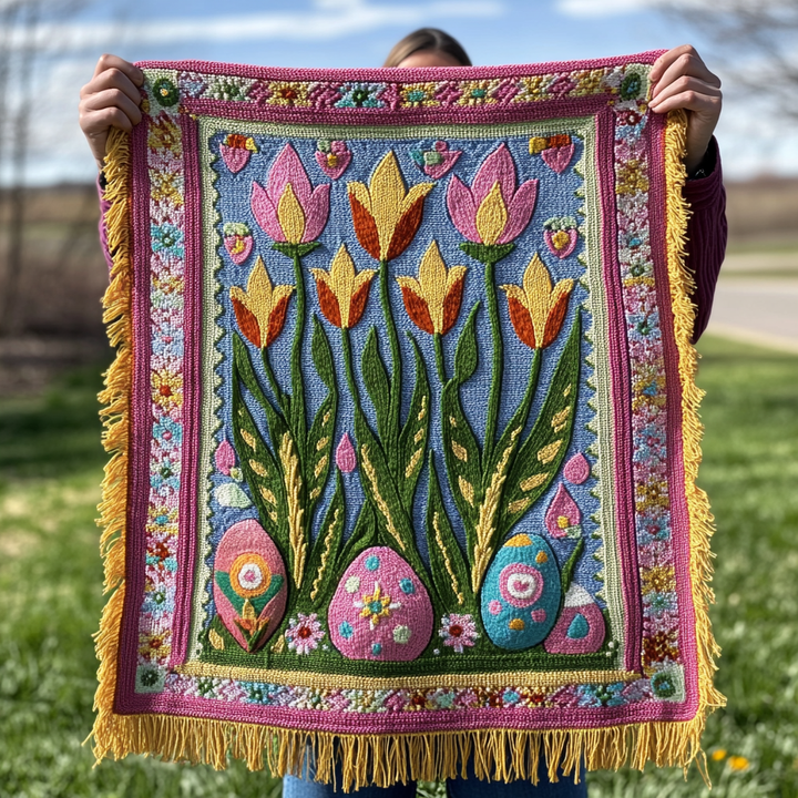 Couverture tissée Resurrection Bloom
