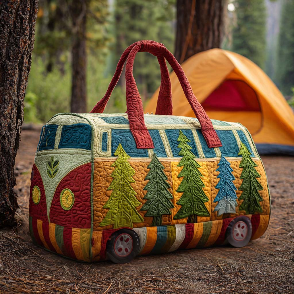 Sac de voyage matelassé Retro Van