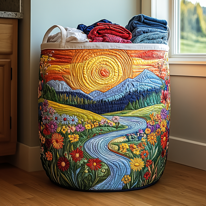 Panier à Linge Matelassé River Bloom NCU0DDK1015