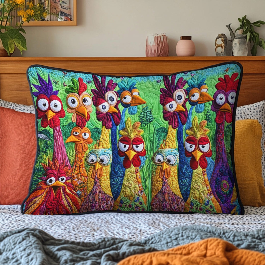 Housse de Coussin Matelassée Rooster Riot NCU0PT8455