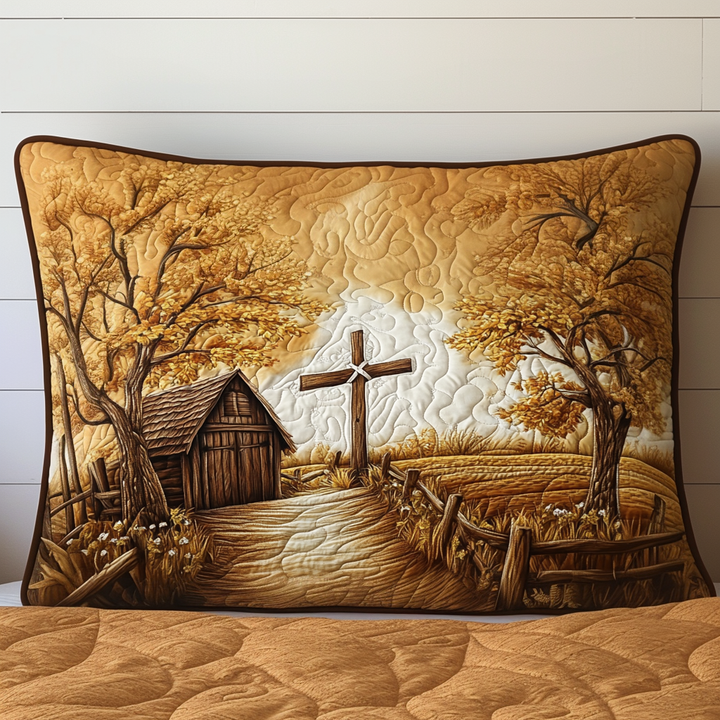 Housse de Coussin Matelassée Rustic Grace NCU0NT8152