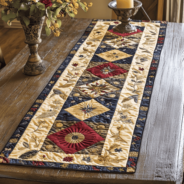 Chemin de Table Matelassé Beauté Rustique NCU0VH4015