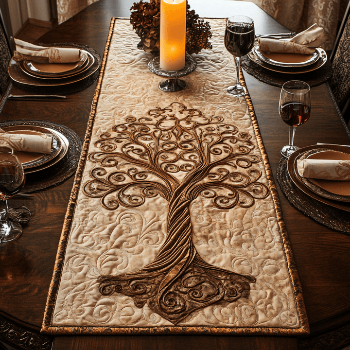 Nappe Quiltée Élégance Rustique NCU0DV2218