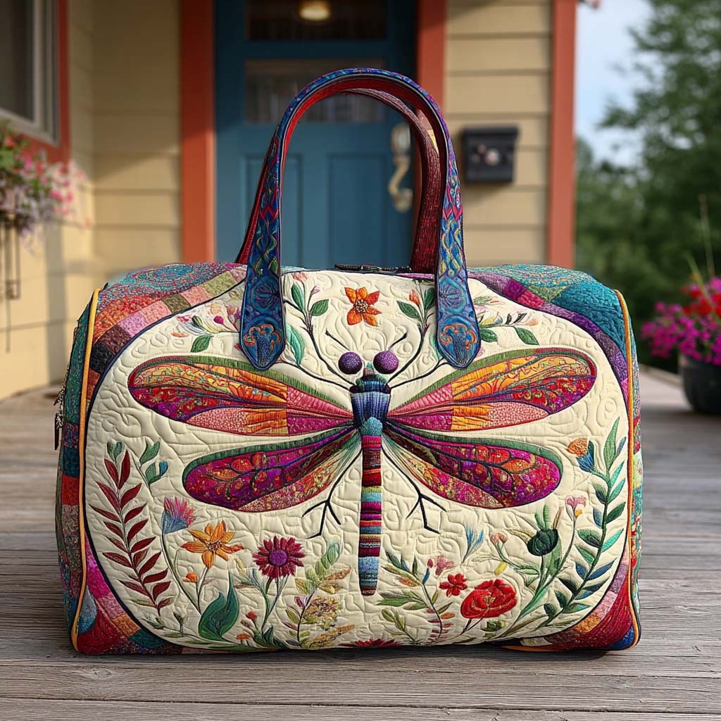 Sac de voyage matelassé rustique