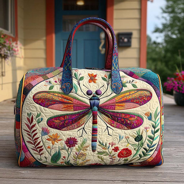 Sac de voyage matelassé rustique