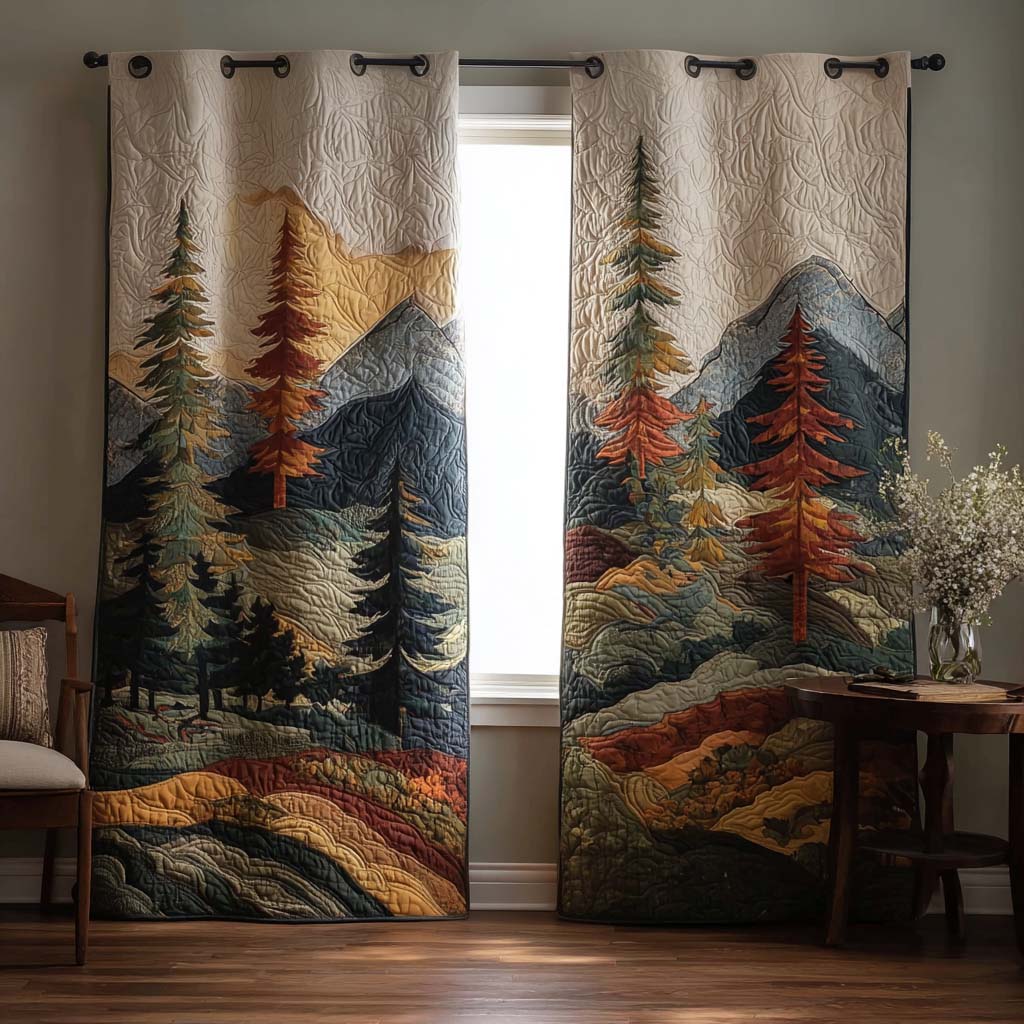Rideaux Matelassés Rustic Peak NCU0NT11279