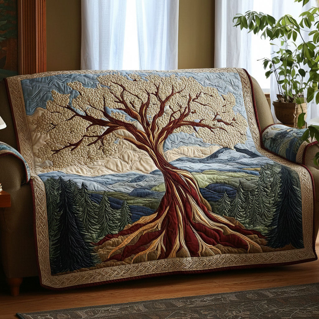Housse de canapé matelassée Arbre de Vie