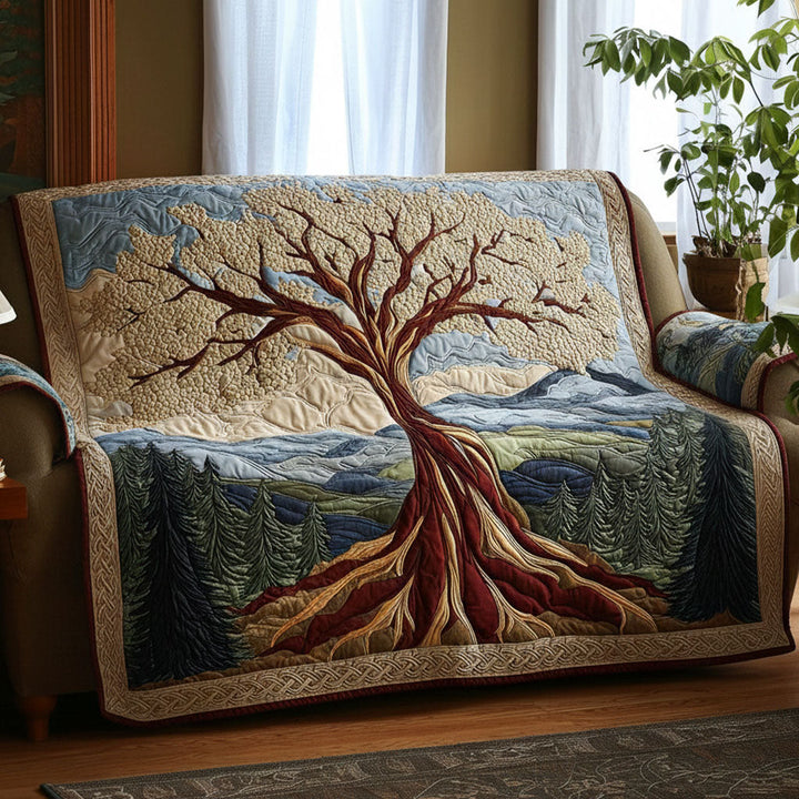 Housse de canapé matelassée Arbre de Vie