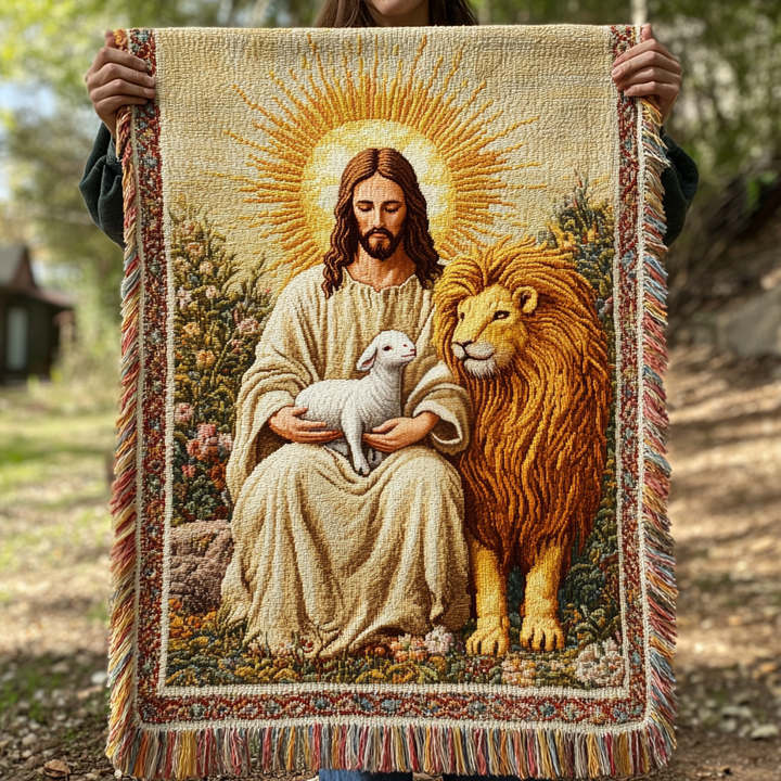 Couverture en Tissu Sacré
