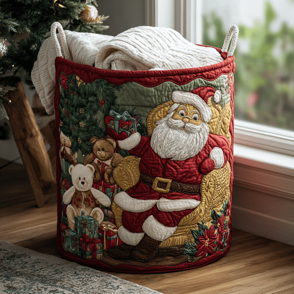 Panier à Linge Matelassé Santa NCU0QN058