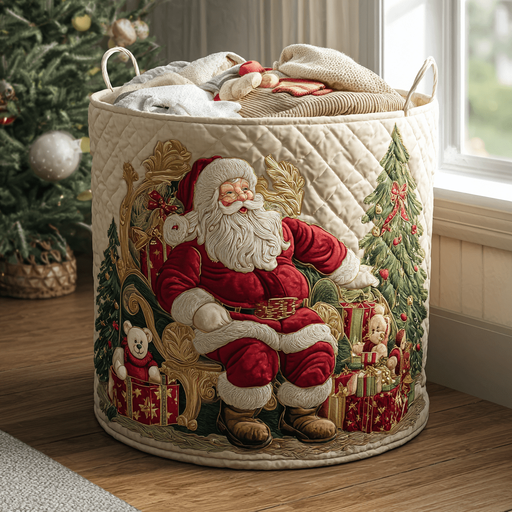 Panier à Linge Matelassé Santa NCU0QN058