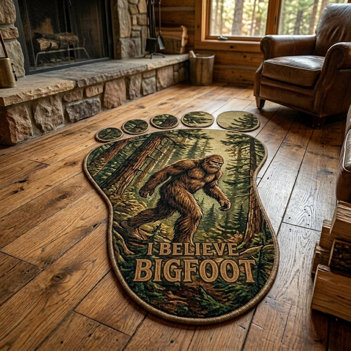 Tapis en forme personnalisée Sasquatch Ridge NCU0DV9663