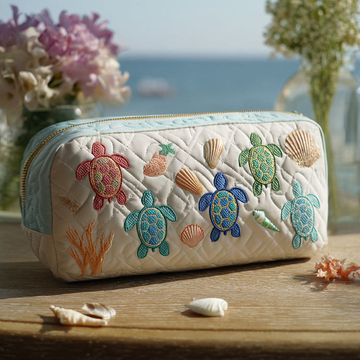 Trousse de Maquillage Matelassée Sea Wanderer
