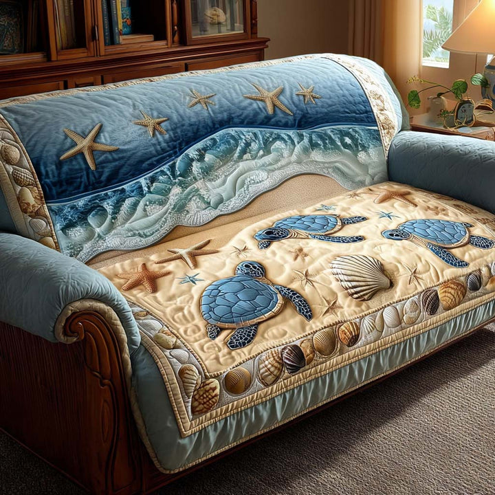 Housse de Canapé Matelassée Tortue