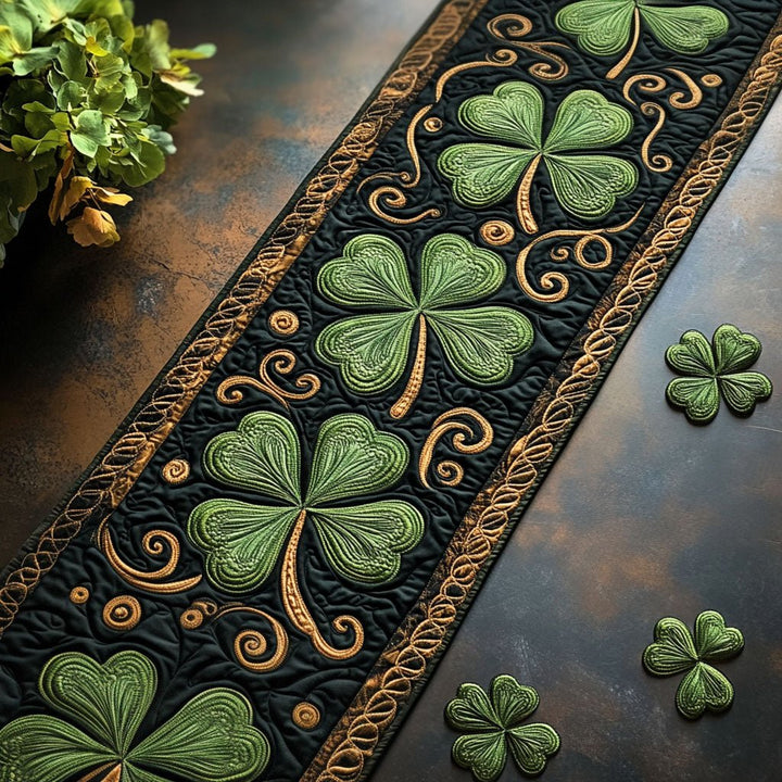 Chemin de Table Matelassé Shamrock Glow NCU0PT3032