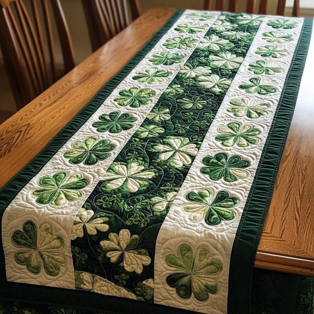 Chemin de Table Matelassé Shamrock Haven NCU0PT3281