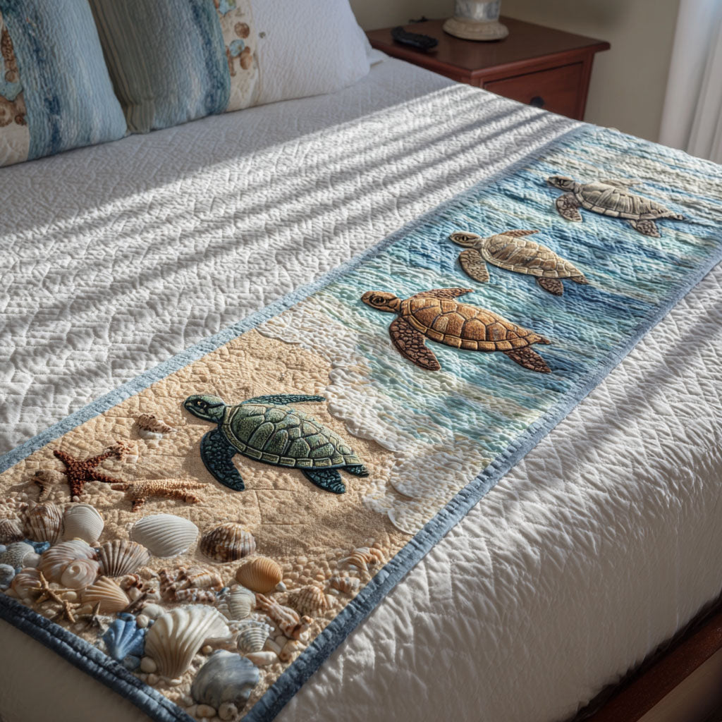 Couverture de Lit Matelassée Tortue