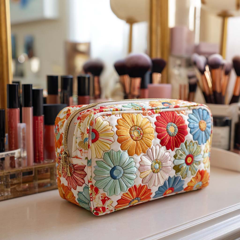 Trousse de Maquillage Matelassée Shining Petals