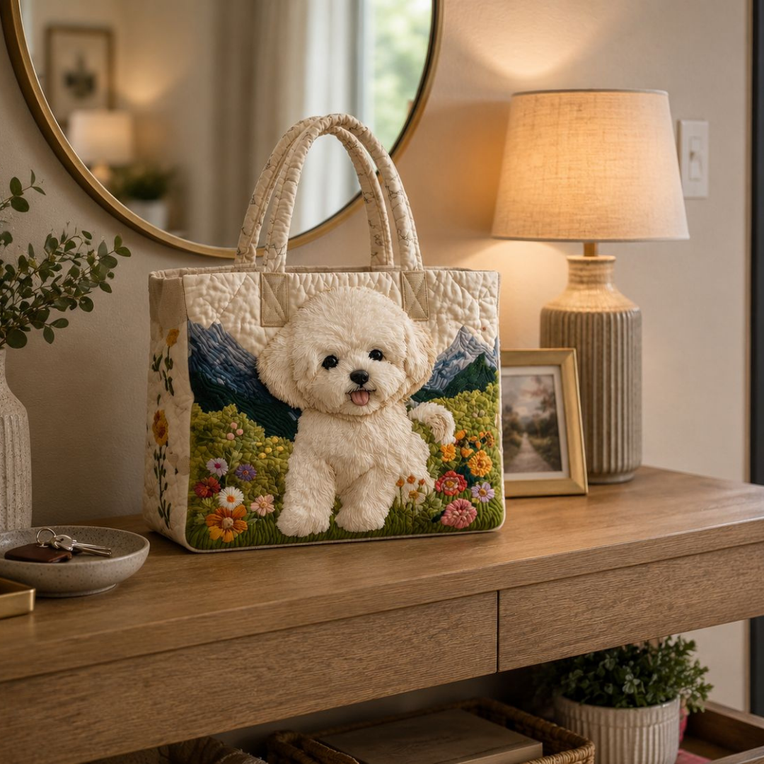 Sac fourre-tout matelassé - Chien Enchanté