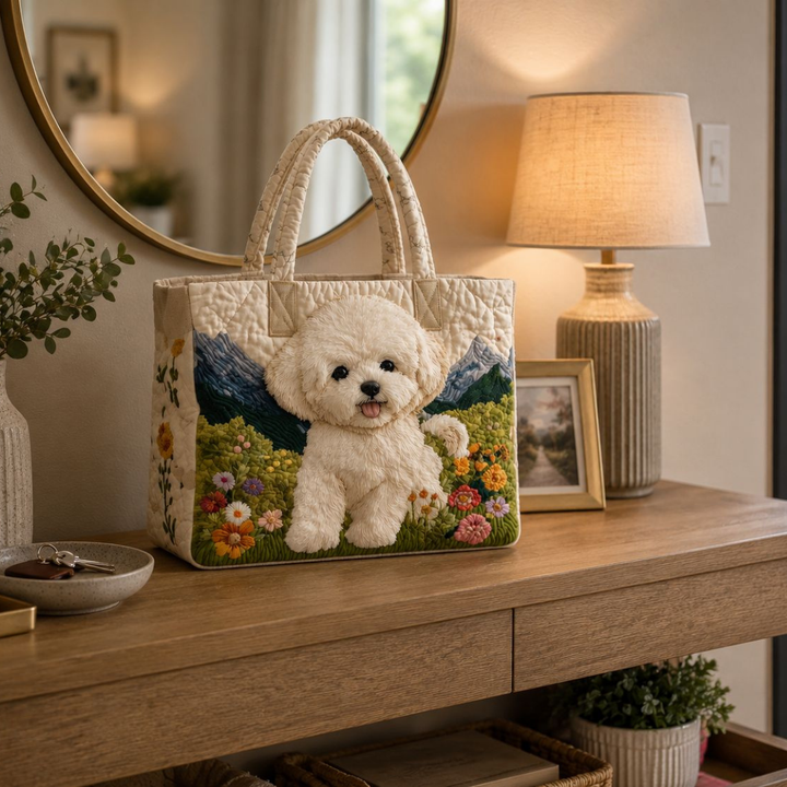 Sac fourre-tout matelassé - Chien Enchanté