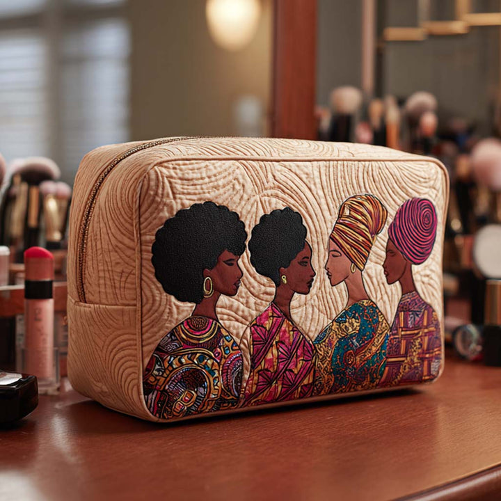 Trousse de Maquillage Matelassée Sisterhood Charm