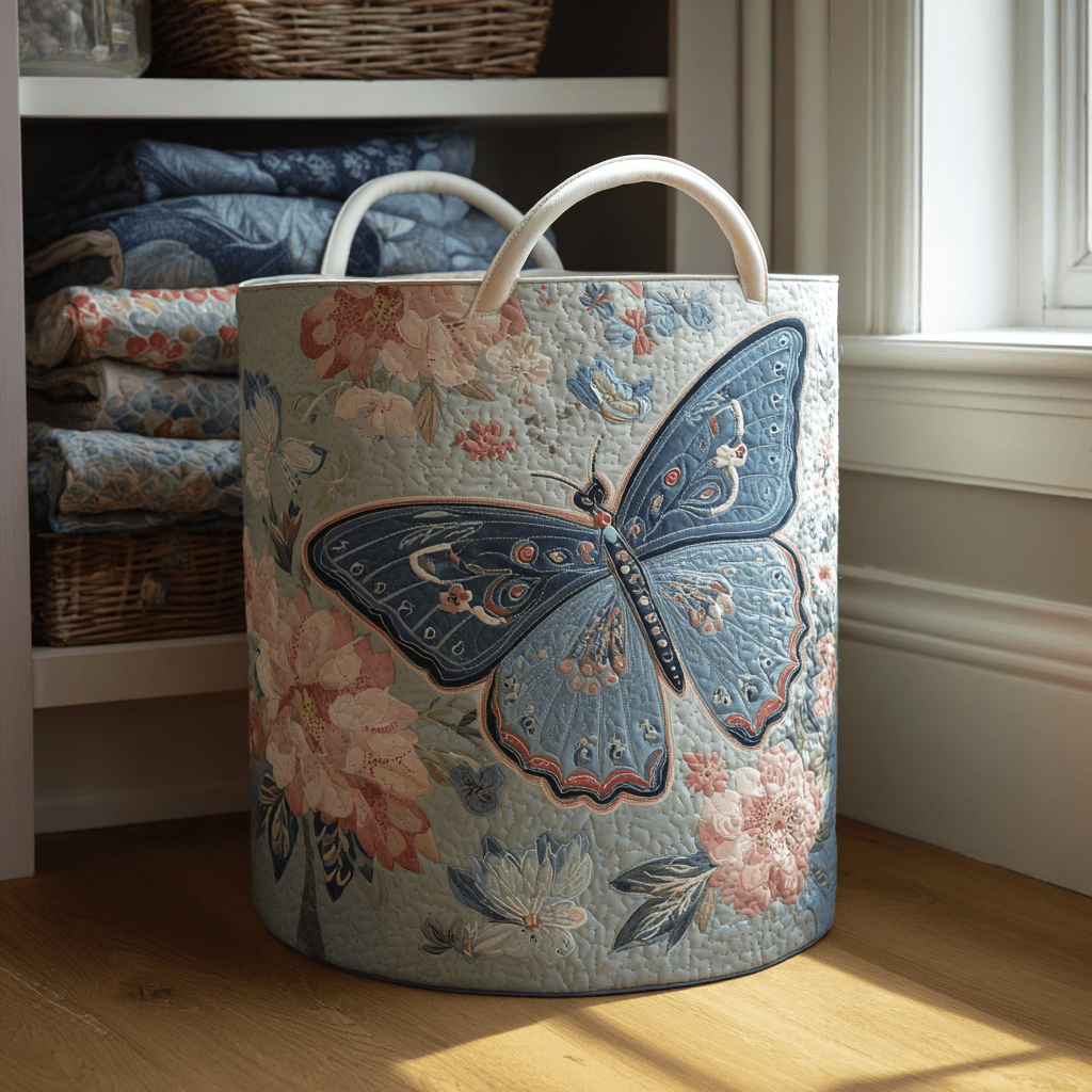 Panier à Linge Matelassé Sky Flutter NCU0PVL431