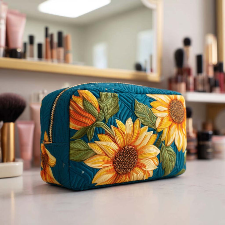 Trousse de Maquillage Matelassée Smile Bloom