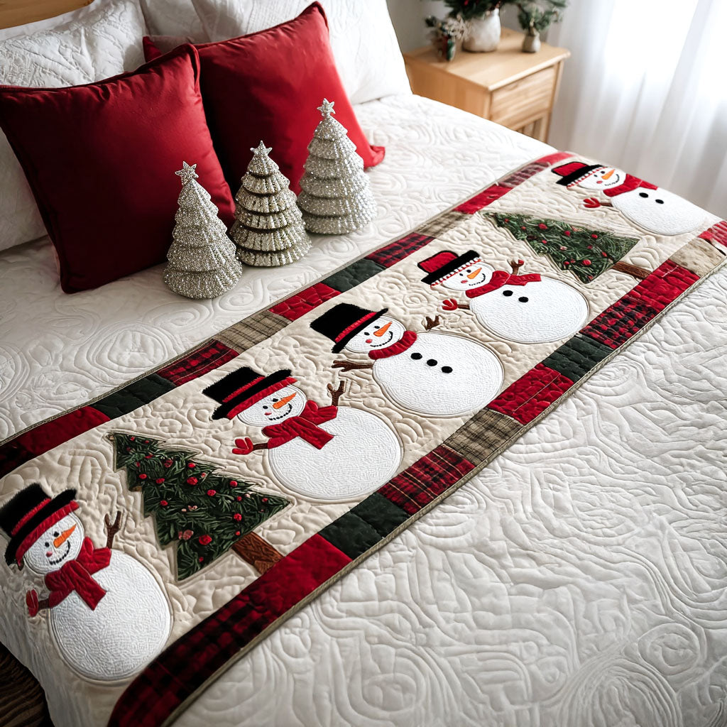 Couverture de lit matelassée de Noël