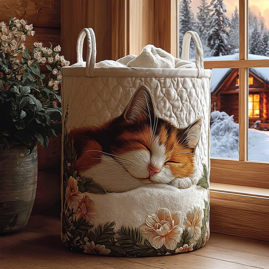 Panier à linge matelassé Snowy Rest NCU0PVL700