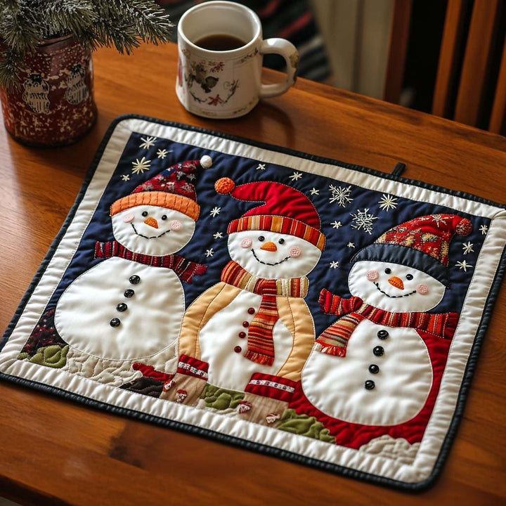 Placemats Matelassés Trio Neigeux NCU0NT829