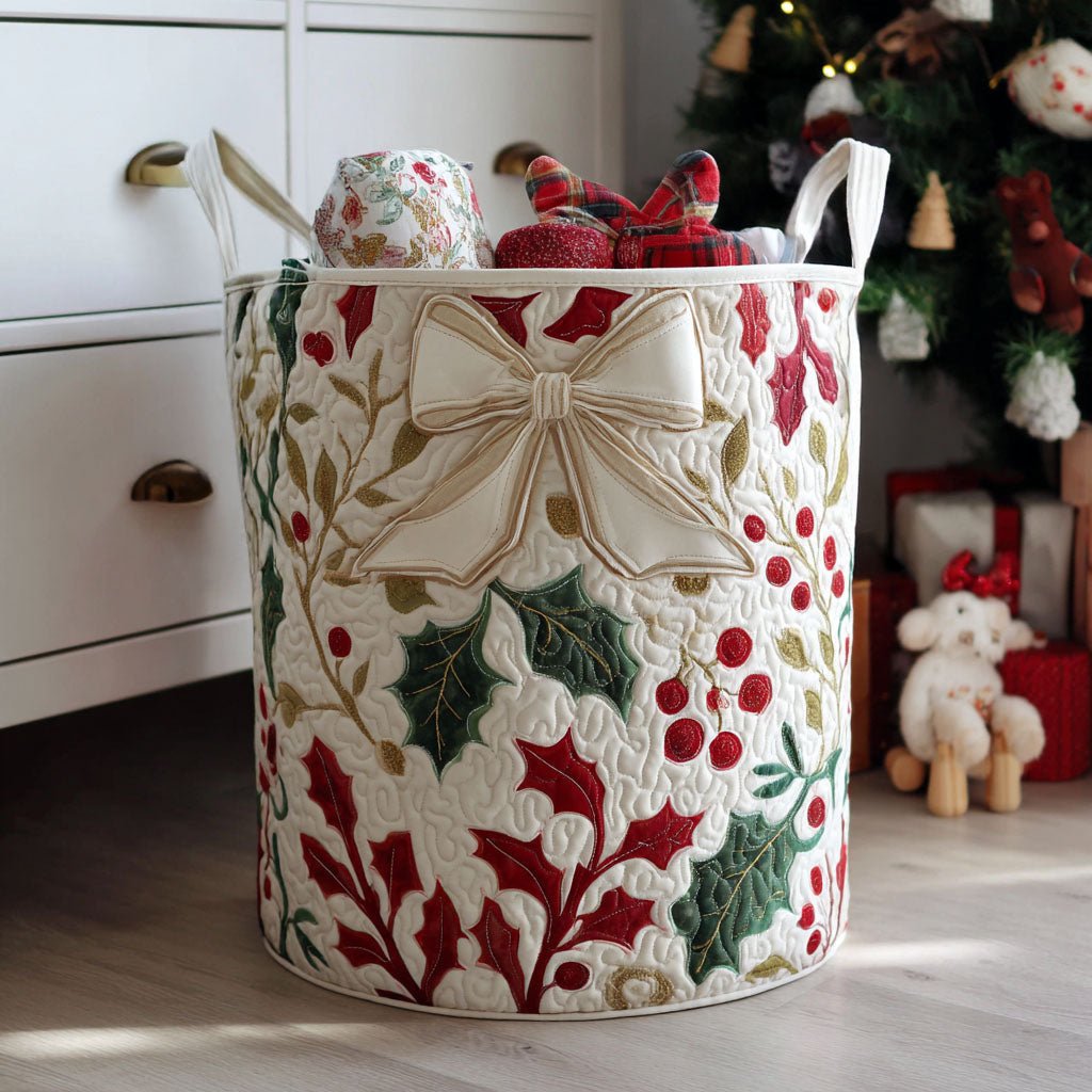 Panier à Linge Matelassé de Noël NCU0QN032