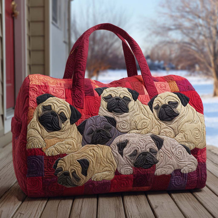Sac de voyage matelassé Snuggle Pug