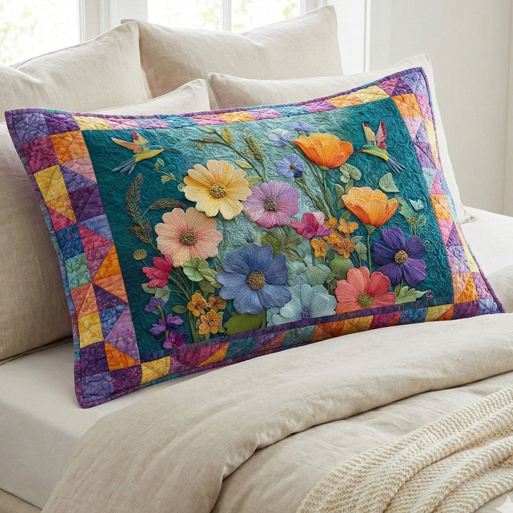 Housse de coussin en tissu matelassé Soft Petal Dream NCU0NT12228