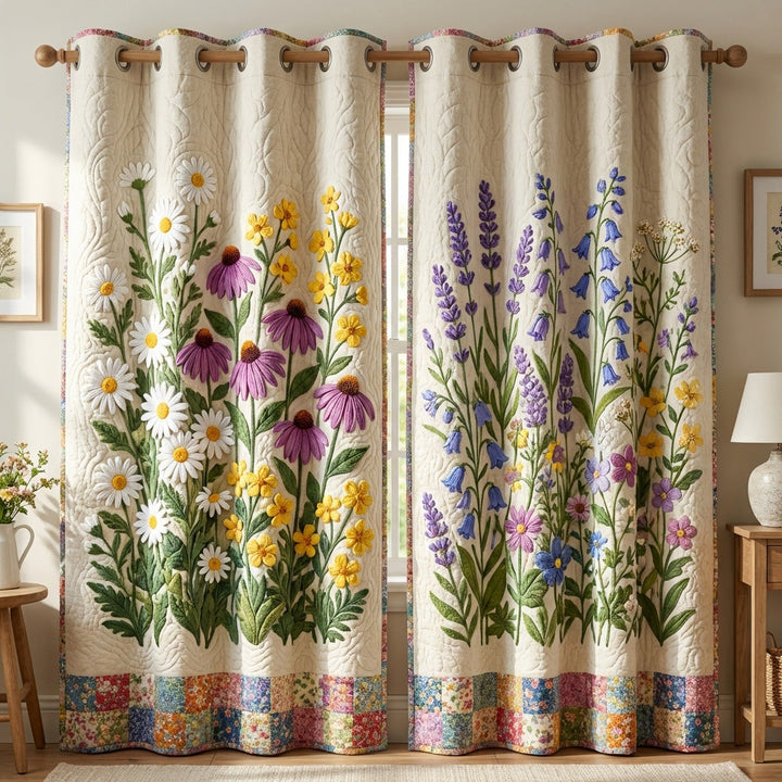 Rideaux matelassés Soft Blossom NCU0TV1763