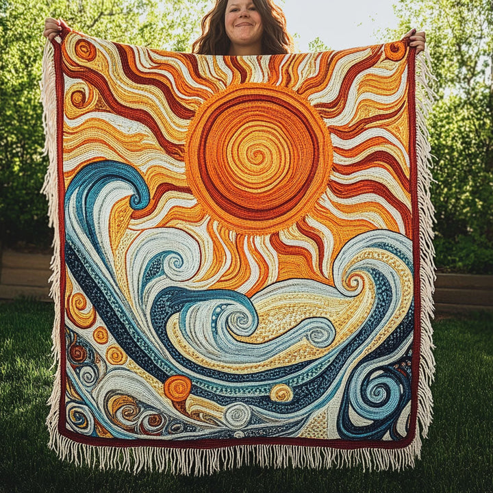 Couverture Tissée Solar Harmony
