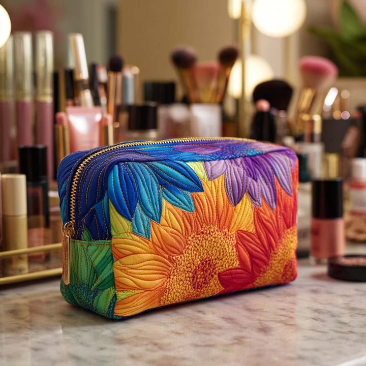 Trousse de Maquillage Matelassée Summer Bloom
