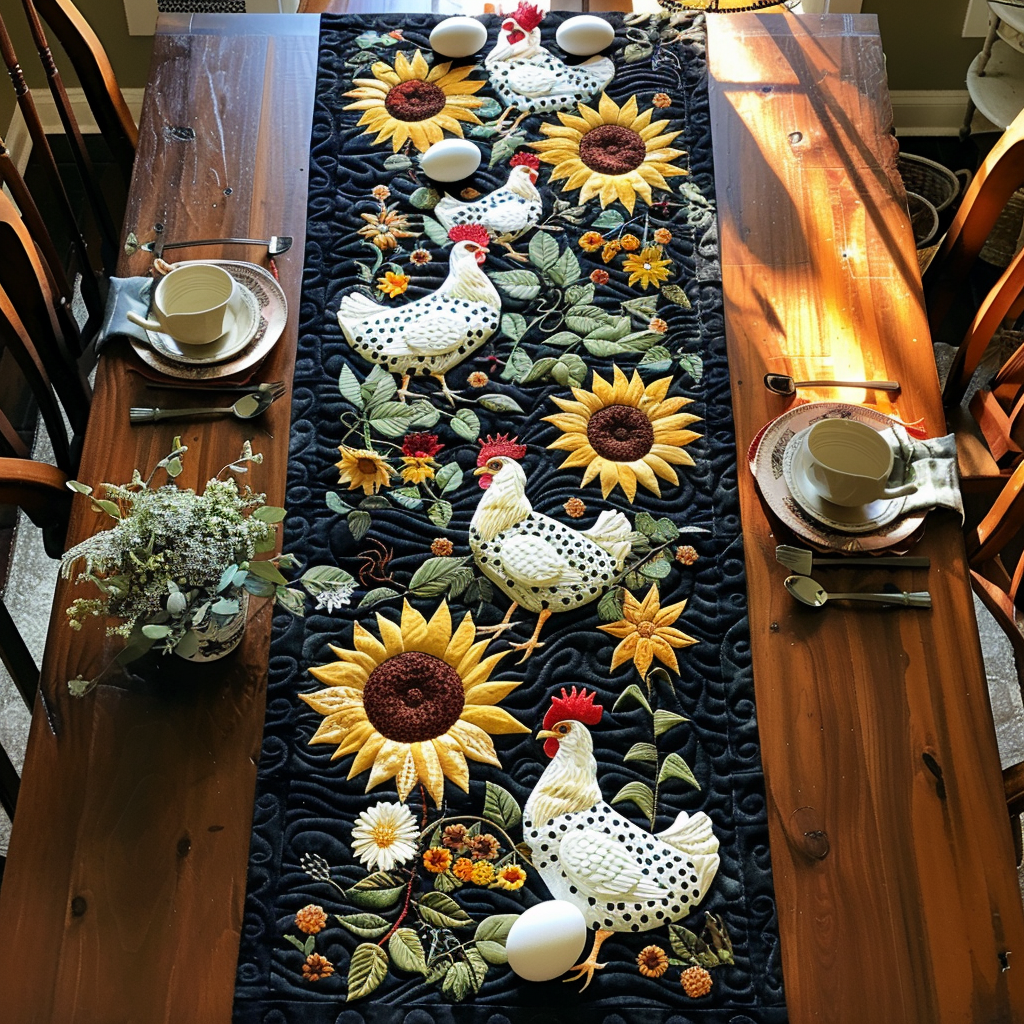 Nappe en Patchwork Tournesol NCU0TH580