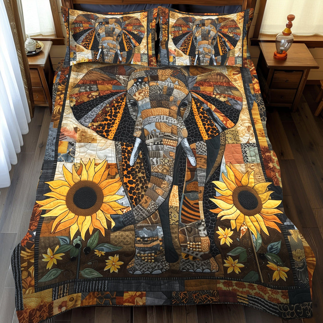 Ensemble de Literie Matelassé Éléphant