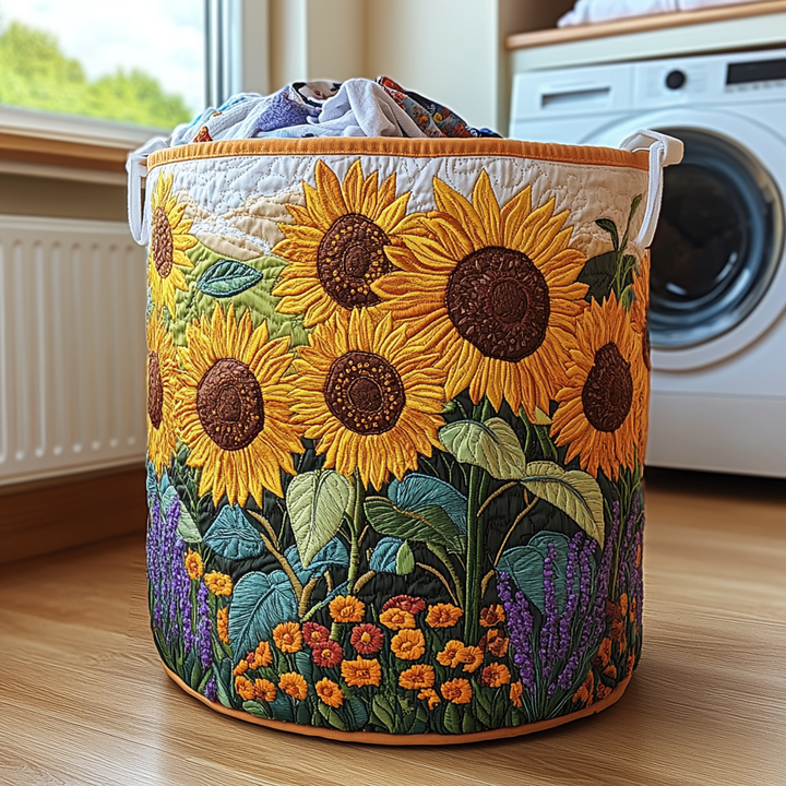 Panier à Linge Matelassé Sunflower Haven NCU0DDK637