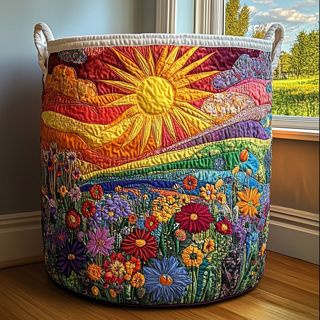 Panier à Linge Matelassé Lumière du Soleil NCU0PVL615