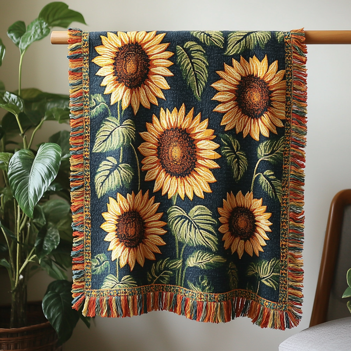 Couverture Tissée Sérénité Ensoleillée