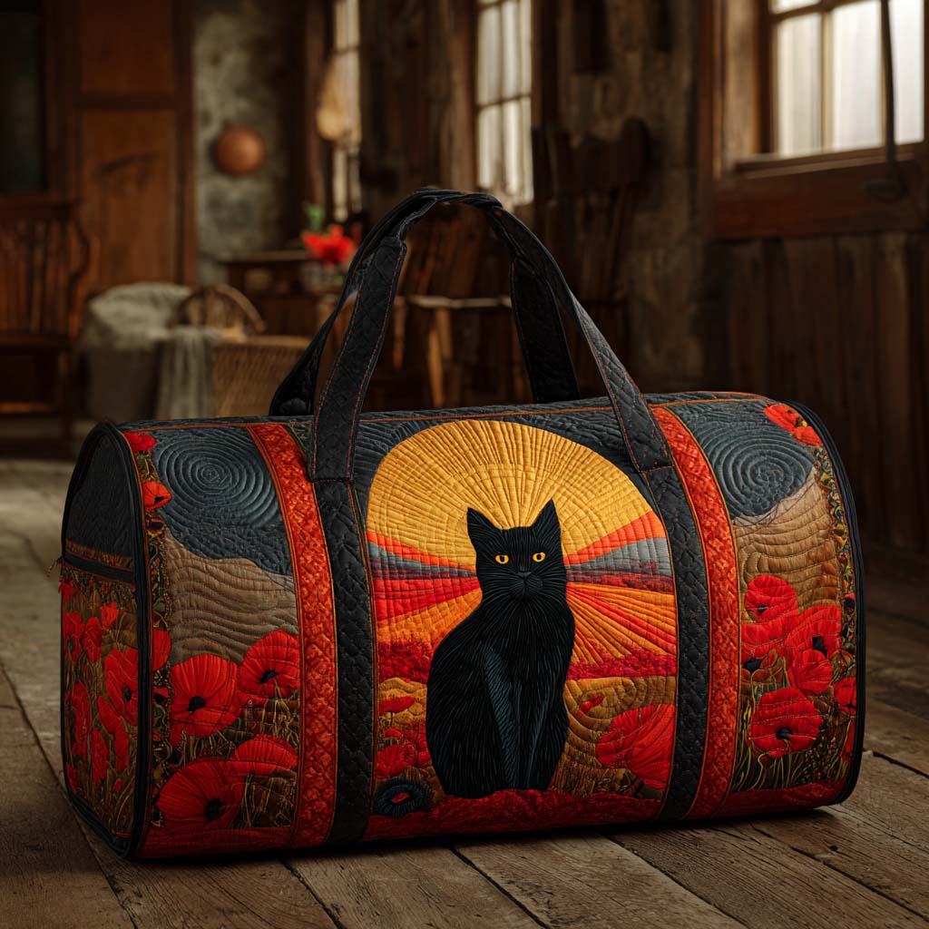 Sac de voyage matelassé "Coucher de soleil" pour chat