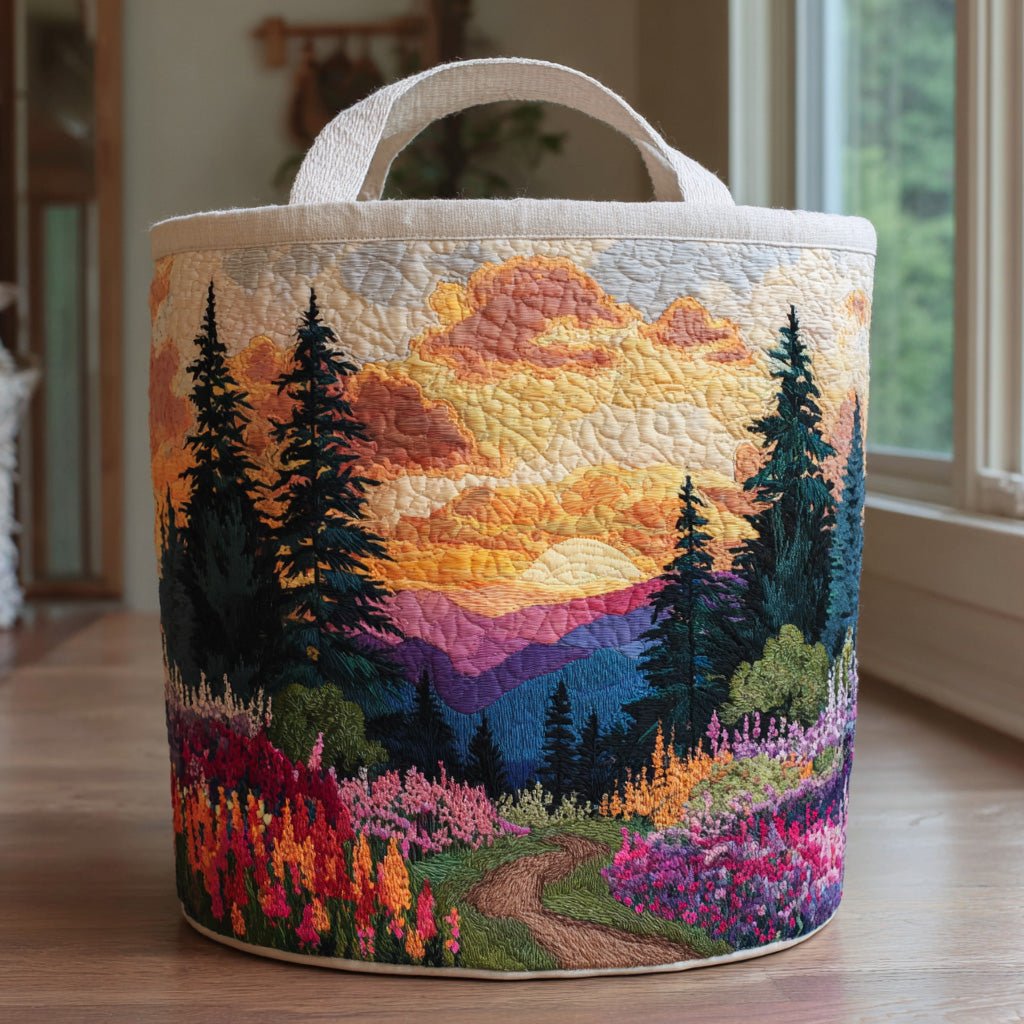 Panier à Linge Matelassé Forêt NCU0QN040