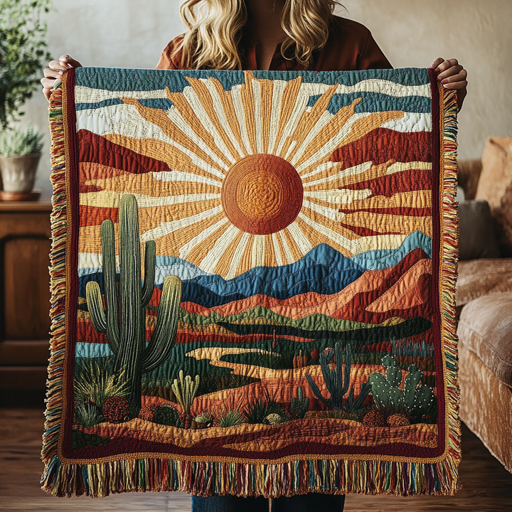 Couverture Tissée Sunset Trails