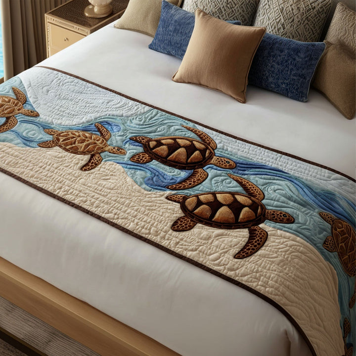 Couverture de lit matelassée Swimmy Shell
