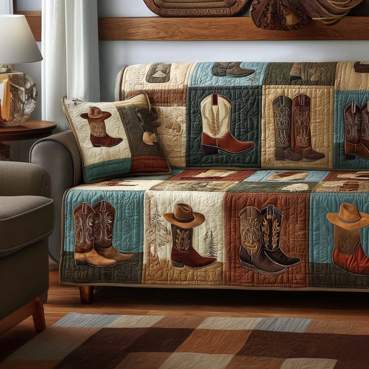 Housse de canapé matelassée Texas Dust