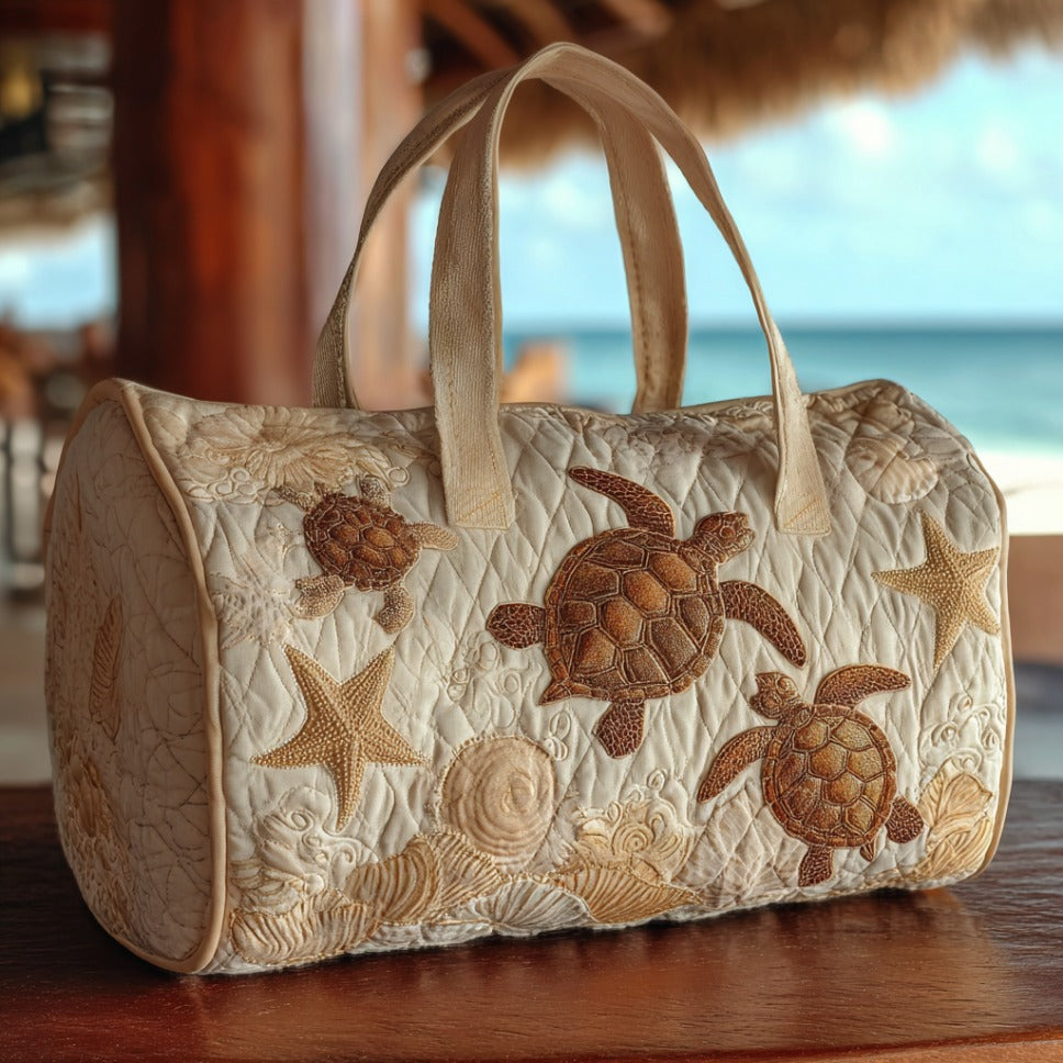 Sac de voyage matelassé Tortue de Marée