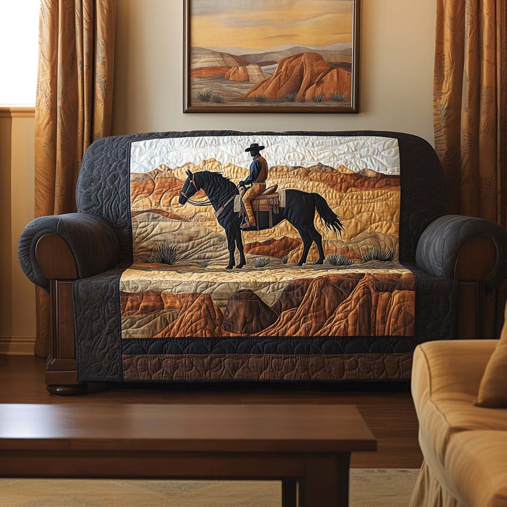 Housse de canapé matelassée Cowboy